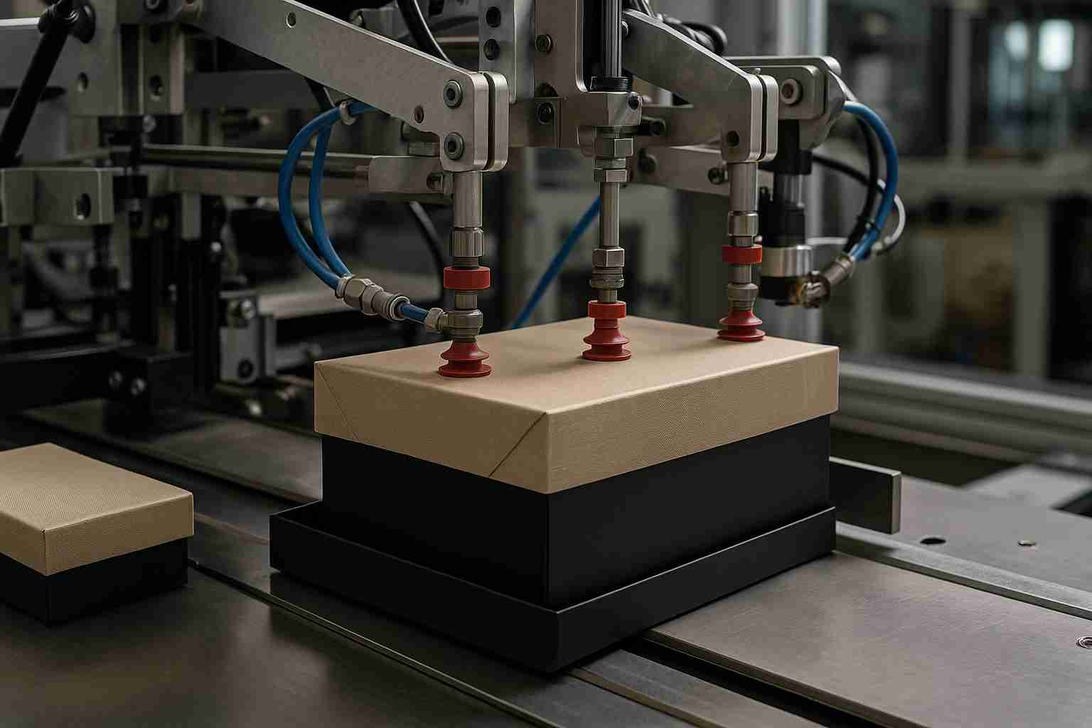 Luxury wrapped rigid cardboard boxes produced with advanced digital machines. Precision, speed, customization, sustainable options, and nationwide capacity from PM Packaging.