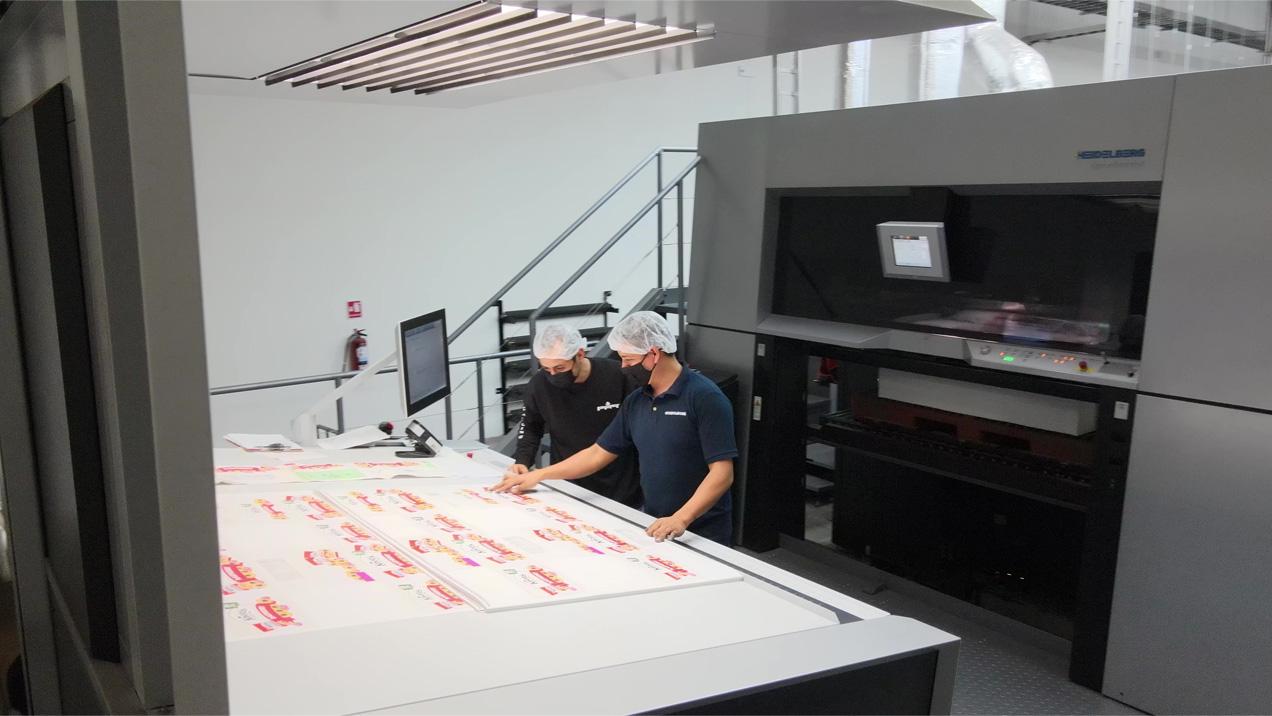 large printing press