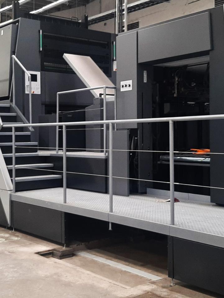 large printing press