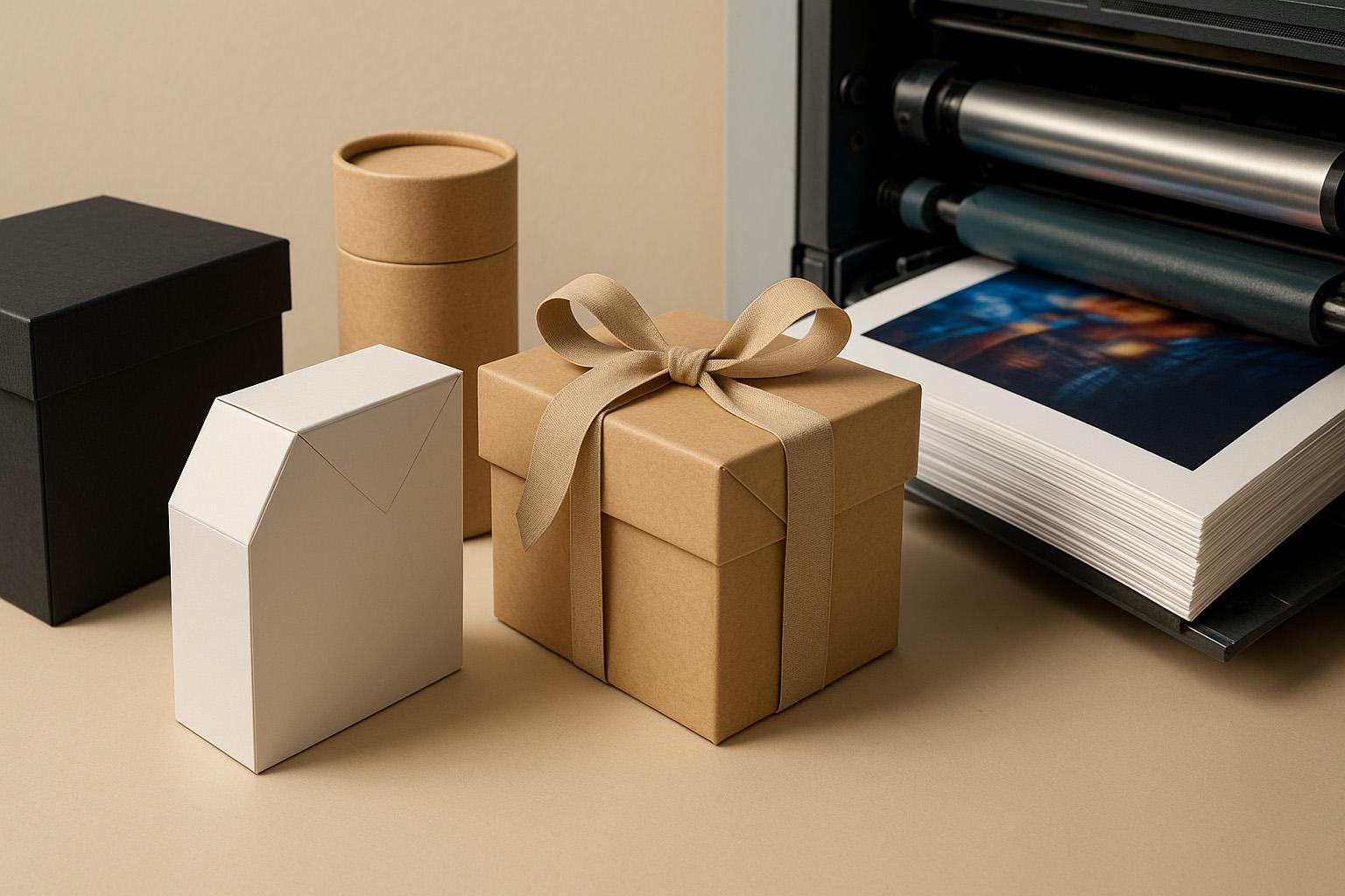 Commercial printing & packaging line at PM Packaging