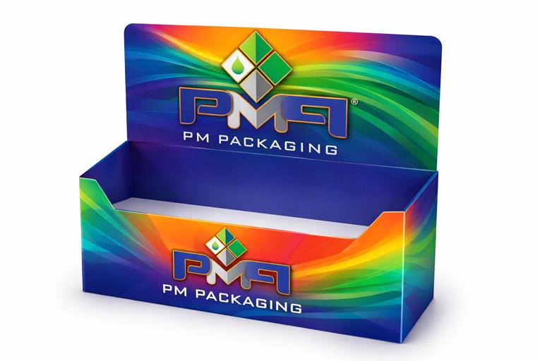 Different examples of retail ready packaging formats, including trays and perforated boxes