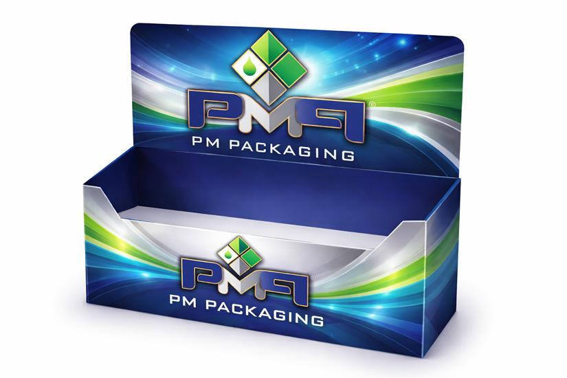 Side-by-side comparison of a plain shipping carton and a retail ready display tray