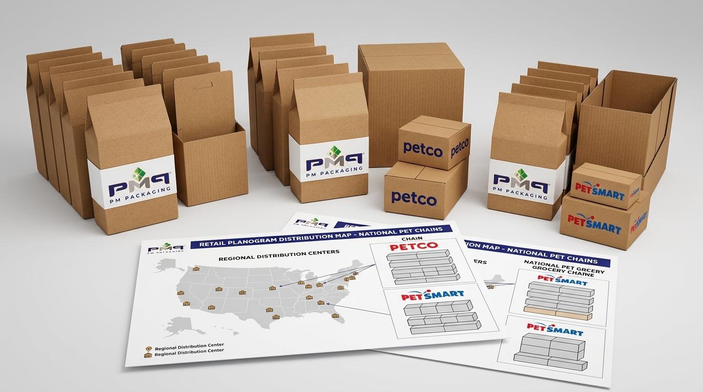 Commercial Packaging for Pet Products Sold Through National Pet Retail Chains | PM Packaging