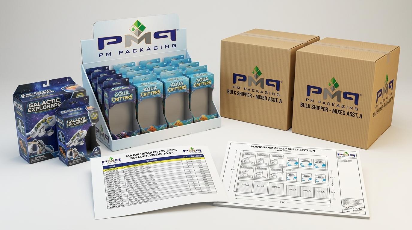 Commercial Packaging Programs for Toys Sold Through Mass Retailers | PM Packaging