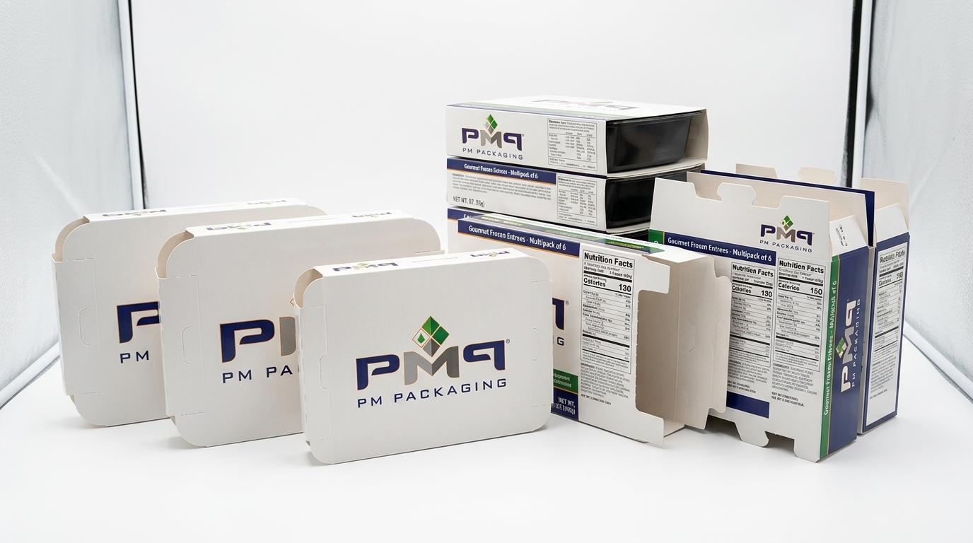 High-Volume Frozen Meal Sleeves for National Grocery Distribution | PM Packaging