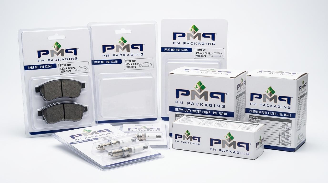 Learn how to manage high-volume automotive aftermarket packaging programs, standardizing blister cards, folding cartons, and SFL boxes across hundreds of part numbers.