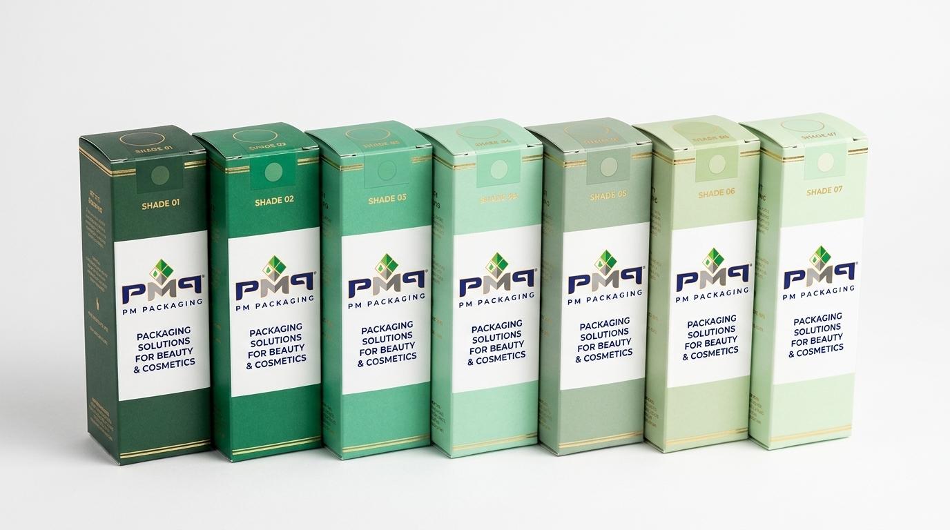Learn how to manage high-volume beauty packaging for multi-shade and multi-size product lines, standardizing carton structures while controlling printed SKUs.