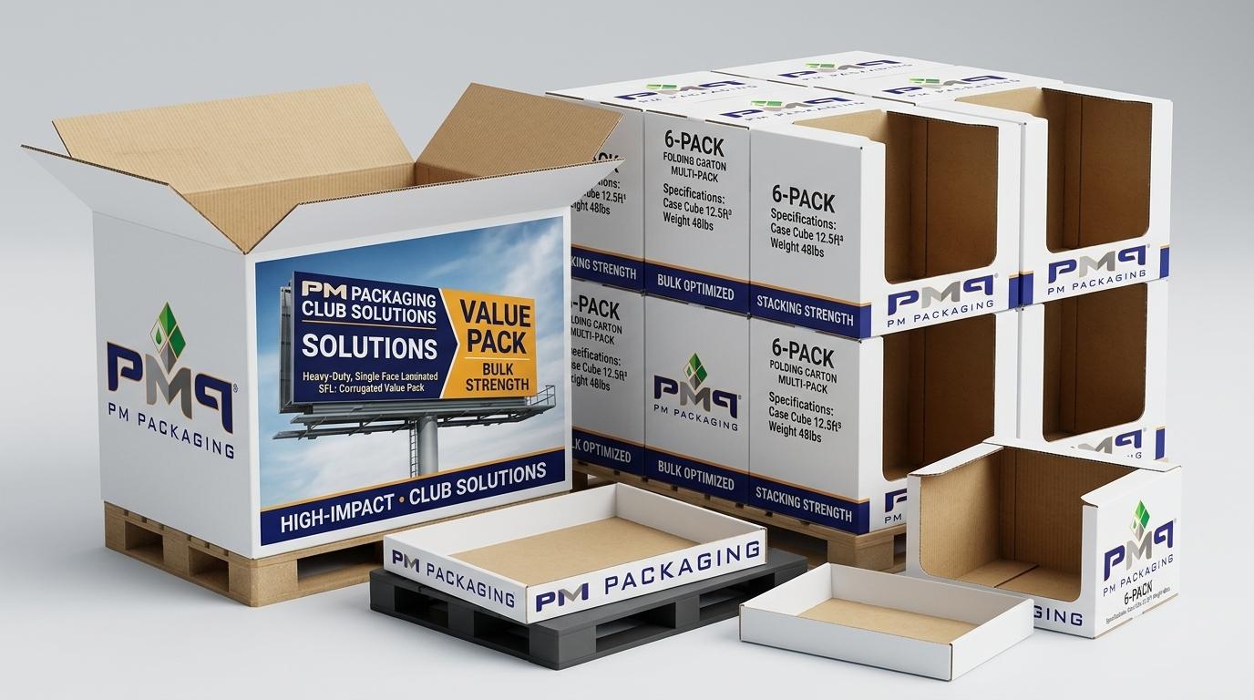 High-Volume Packaging for Consumer Products Moving Through Club Stores | PM Packaging