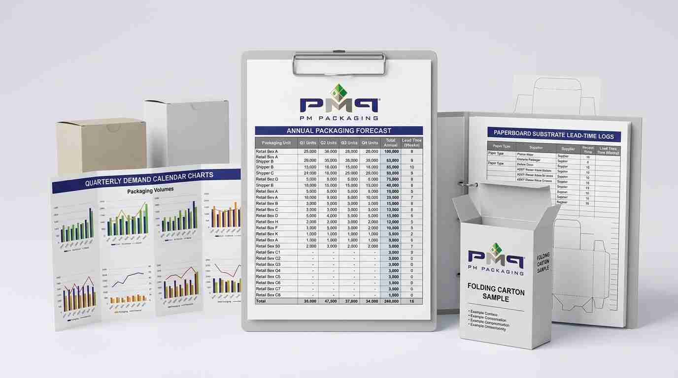 Learn how to translate annual sales forecasts into an actionable packaging manufacturing plan, managing quarterly demand calendars, substrate lead times, and capacity buffers.