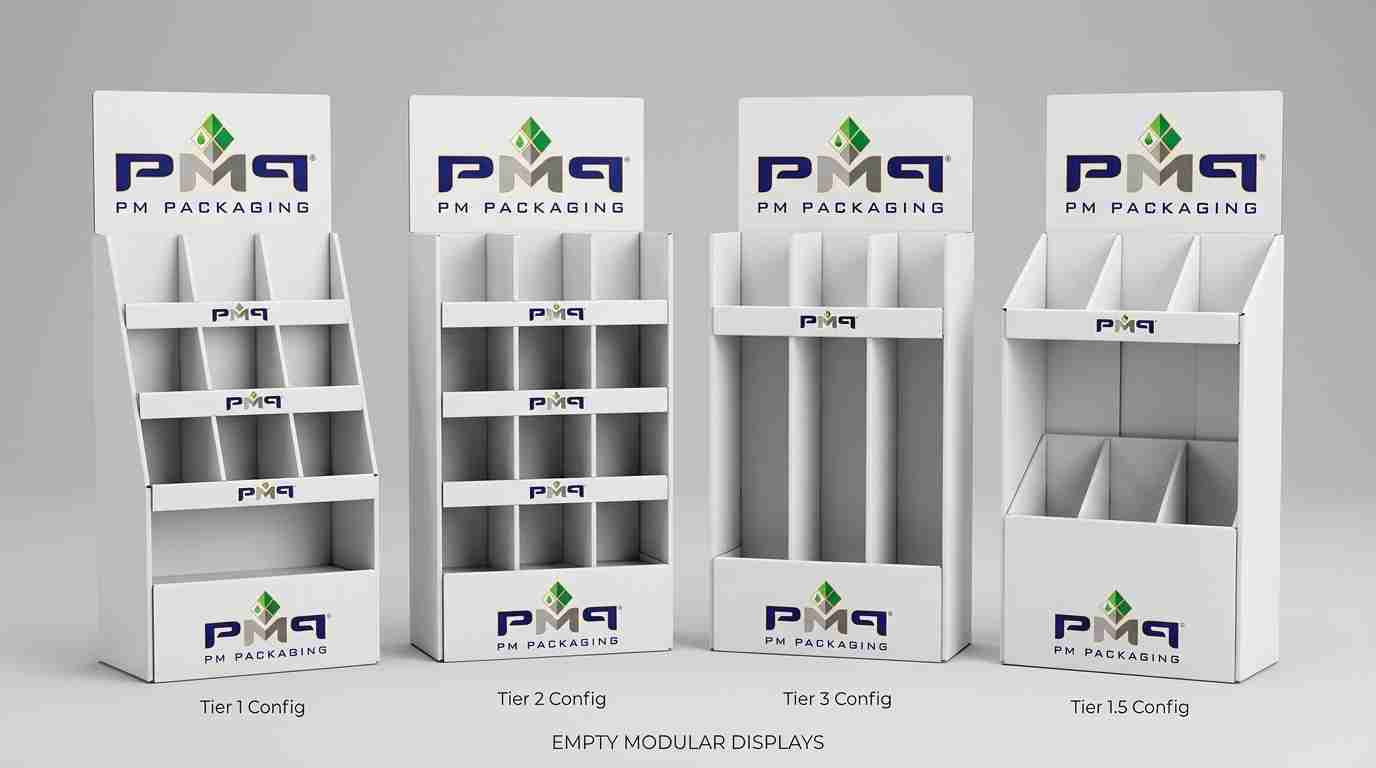 Learn how to manage large retail display programs with store-specific product assortments while standardizing outer corrugated display structures.