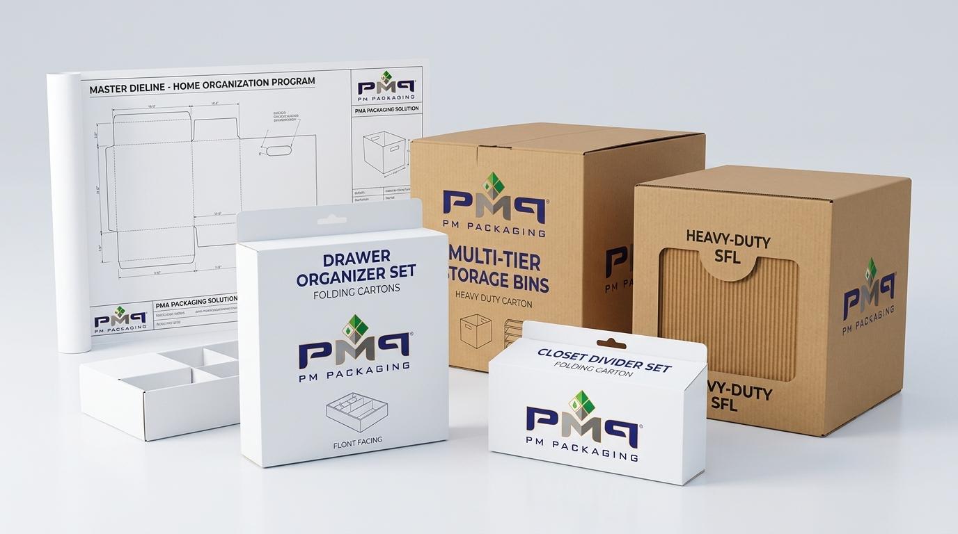 Large-Quantity Packaging for Home Organization and Storage Accessories | PM Packaging