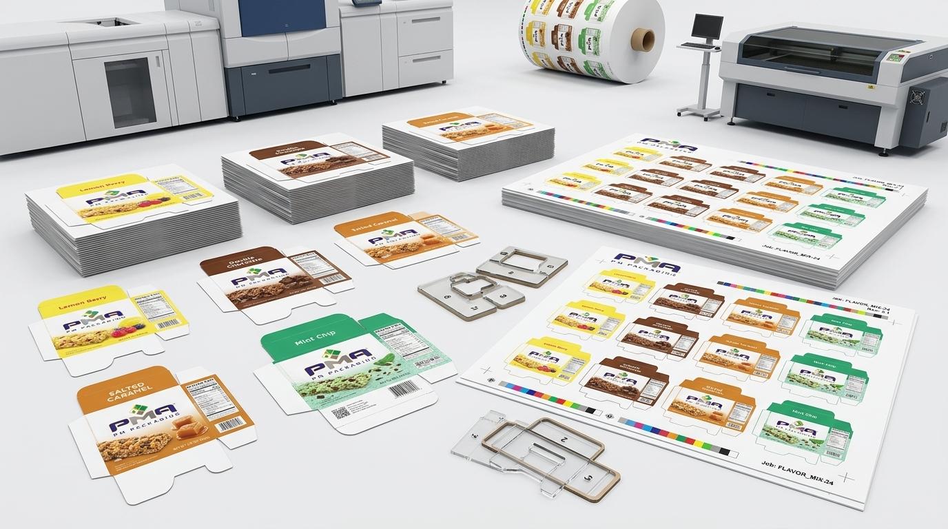 Large-Scale Folding Carton Production With Multiple Print Versions | PM Packaging