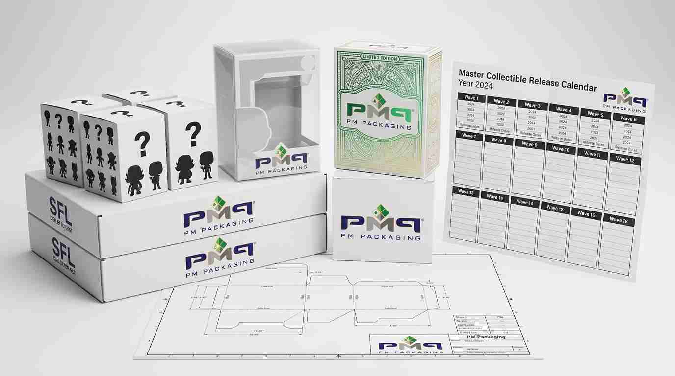 Learn how collectible brands scale multi-SKU packaging programs for frequent product drops, standardizing blind box and window box dielines, locking prepress versions, and managing limited editions.