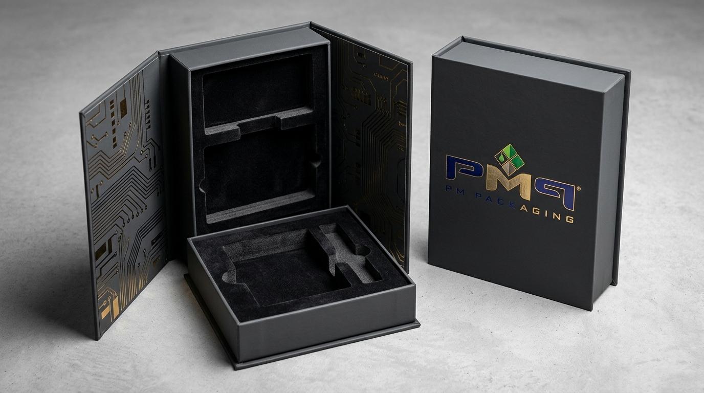 An authoritative packaging engineering and procurement guide for audiophile brands detailing multi-tier rigid setup box architectures, heavy DAC chassis protection, planar driver cushioning, and nearshore supply chain velocity.