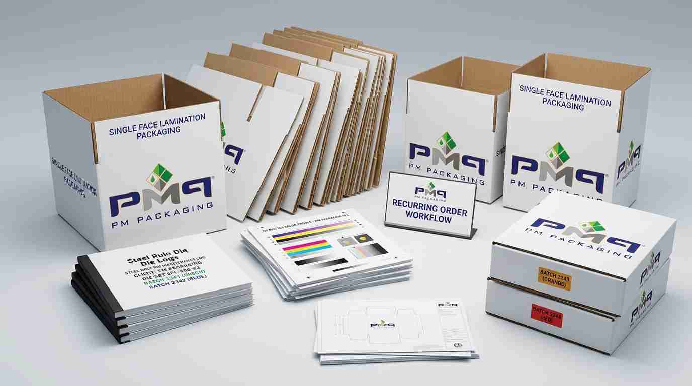 Learn how to manage Single Face Lamination (SFL) packaging programs for frequent repeat orders, controlling material consistency, tooling maintenance, and G7 color reproduction.