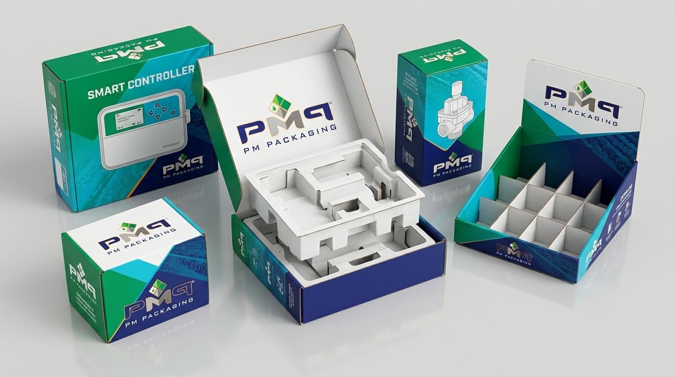 An authoritative engineering and procurement guide for irrigation brand directors, supply chain executives, and packaging engineers scaling heavy-duty Litho-Laminated Single Face Laminate (SFL) packaging for IoT smart controllers, heavy solenoid valves, and contractor multipacks across retail and wholesale distribution.