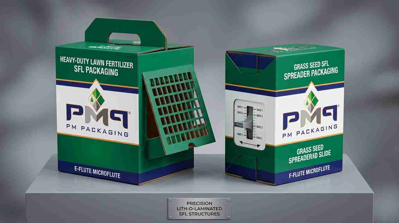 An authoritative technical and commercial guide for procurement directors, brand managers, and packaging engineers scaling heavy-duty Litho-Laminated Single Face Laminate (SFL) cartons with integrated dispensing systems for specialty lawn fertilizers, turf treatments, and grass seed.